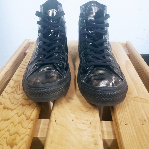 Converse brushed leather hi-top - Picture 4 of 7